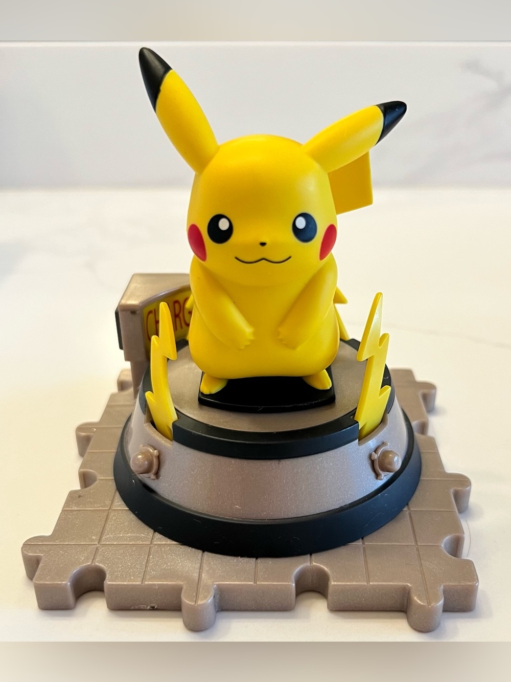2007 Jakks Pokemon Diamond and Pearl Attack Bases Pikachu Version Base X Pikachu